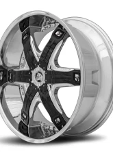 Diablo Fury Wheel 24x10 Blank 35 78.1 Chrome                                     - FUR-241BLNK3578 - Image 3